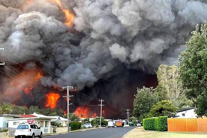 Pożar w Australii